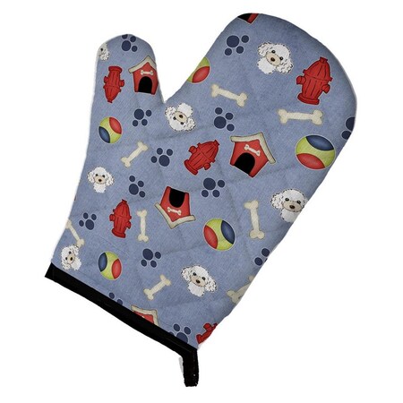 Carolines Treasures Dog House Collection White Poodle Oven Mitt BB4036OVMT